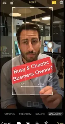 طريقة إزالة العلامة المائية في التيك توك